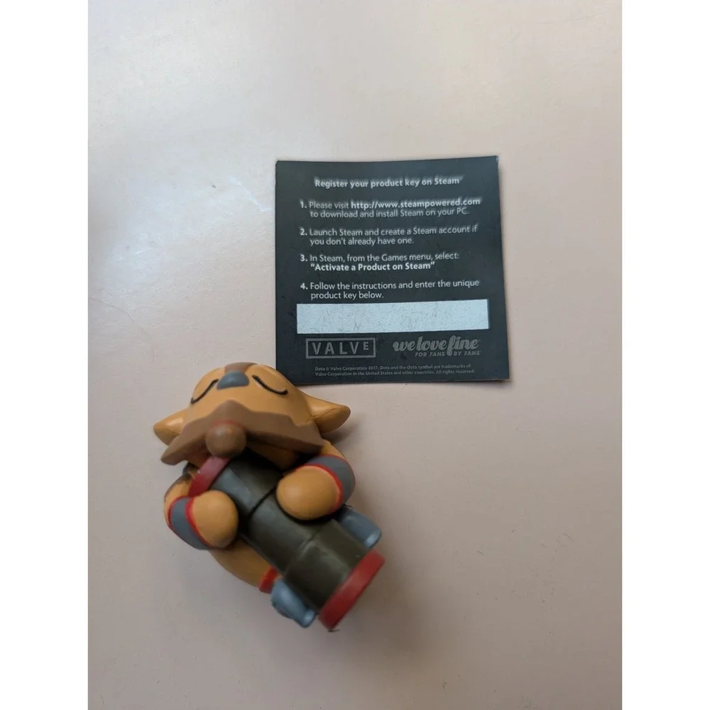 Valve Steam Dota 2 TI8 TI7 Dotakins Vinyl Earthshaker With Code